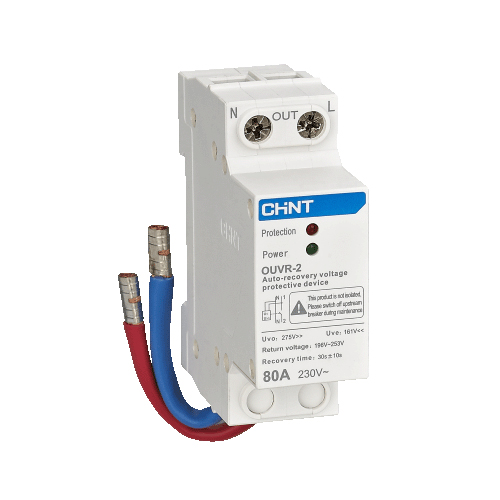 OUVR-2 80A 1P+N Bottom in, top out