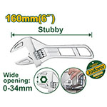 Llave Francesa CRV 16cm 6" 0-36