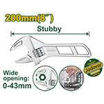 Llave Francesa CRV 20cm 8" 0-44