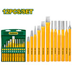 Kit cinceles y punzones 12pcs