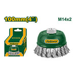 Cepillo Copa Acero Trenzado 100mm