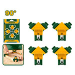 Kit prensas escuadra 90° x4