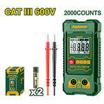 Multimetro Digital CATIII 600V 2000