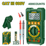 Multimetro Digital CATIII 4000