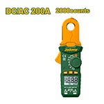 Pinza amperométrica AC/DC 200A