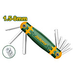Multiherramienta Allen Redondeado 8en1 CRV Grip 1.5-8
