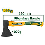 Hacha 43cm 1kg