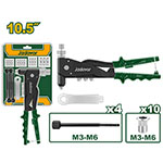 Set Remachadora Manual Aluminio 10.5" 2.4-4.8mm