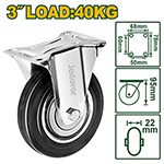 Rueda Rígida H95 Ø75 40kg
