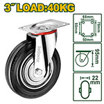 Rueda Giratoria H95 Ø75 40kg