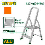 Escalera Aluminio 2 Escalones 120kg