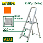 Escalera Aluminio 3 Escalones 120kg