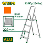 Escalera Aluminio 4 Escalones 120kg