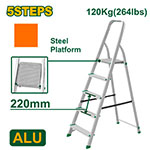 Escalera Aluminio 5 Escalones 120kg