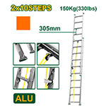 Escalera Extensible 2x10 5.1m