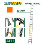 Escalera Extensible 2x14 7.6m