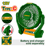 Ventilador 12V (bat no incluida) 7"
