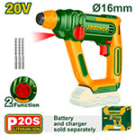 Rotomartillo Brushless 20V SDS + 3 Puntas