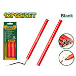 Lápiz carpintero negro 12pcs