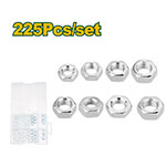Pack Tuercas 8sku 225pcs
