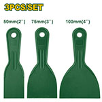 Set Espatulas Pásticas x3 50 75 100
