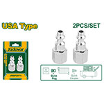 Kit Acomple Rápido x2 Hembra 1/4"