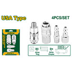 Set Acomple conectores Rápidos 1/4"