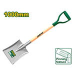 Pala Punta Recta Aluminio Mango D 19x100cm