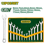 Set llaves x12 CRV Combinadas 6-22