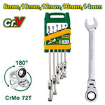 Set llaves x5 CRV Combinada cricket Articulada 8-14