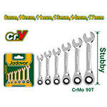 Set llaves x6 CRV Combinada cricket 8-17