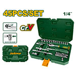 Set Cricket Tubos x45 1/4" 45D Valija Plástica