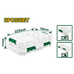 Set Organizador x3 Transparente