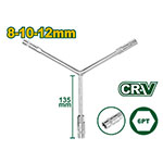 Llave Tubo Y 8, 10, 12mm