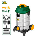 Aspiradora 35L Polvo y Agua Sin Bolsa 1200W 18kPa