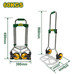 Zorra 2 Ruedas Plegable 60kg