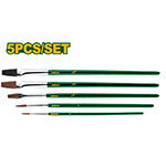 Set pinceles N°1/2 (x2)  N°1/4 N°2 N°4