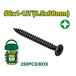 Tornillo Drywall Fino 3.5x38 250pcs