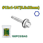 Tornillo Punta mecha hexagonal 5.5x32