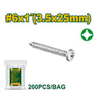 Tornillo Parker Cabeza Fijadora 3.5x25