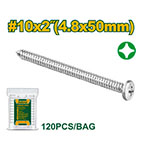 Tornillo Parker Cabeza Fijadora 4.8x50