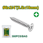 Tornillo Parker Cabeza Fresada 3.5x19