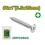 Tornillo Parker Cabeza Fresada 3.5x25
