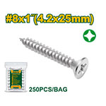 Tornillo Parker Cabeza Fresada 4.2x25