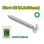 Tornillo Parker Cabeza Fresada 4.2x38