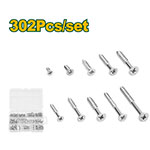Pack Punta Aguja 302pcs