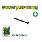 Tornillo Drywall Grueso 3.5x19