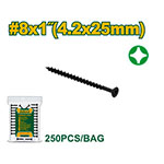 Tornillo Drywall Grueso 4.2x25