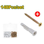 Pack Punta Aguja ladrillo 140pcs