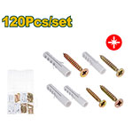 Pack Punta Aguja tarugos nylon 120pcs